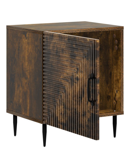 Armadio da Notte 2 pcs Rovere Fumo 43 x 34,5 x 50 cm