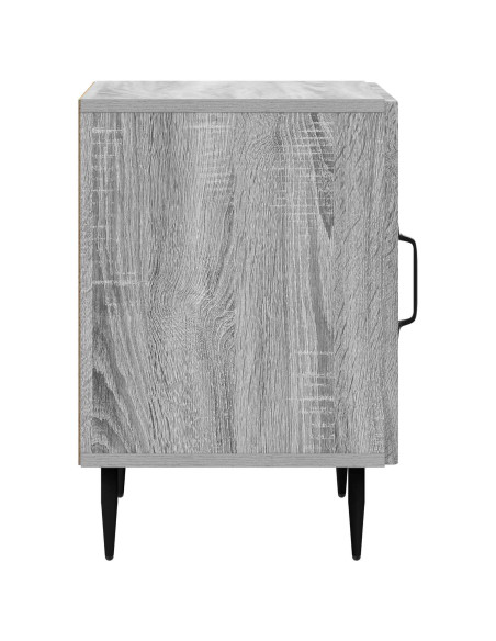 Armadio da Notte Grigio Sonoma 43 x 34,5 x 50 cm