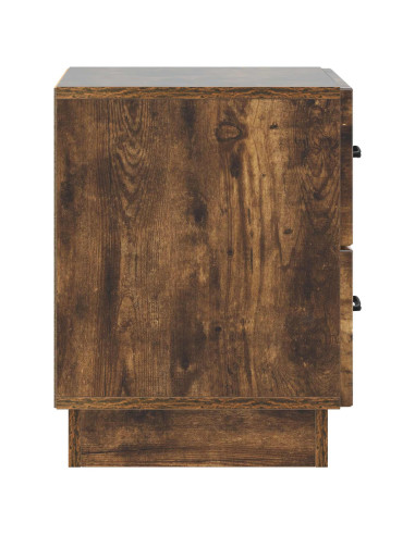 Armadio da Notte con cassetto Rovere Fumo 43 x 34,5 x 44,5 cm