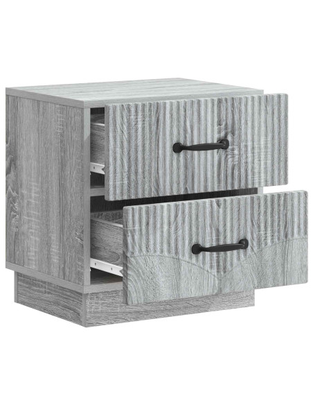 Armadio da Notte con cassetto Grigio Sonoma 43 x 34,5 x 44,5 cm