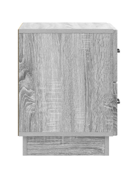 Armadio da Notte con cassetto Grigio Sonoma 43 x 34,5 x 44,5 cm
