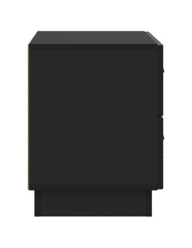 Armadio da Notte Nero 62 x 34,5 x 44,5 cm Legno ingegnerizzato