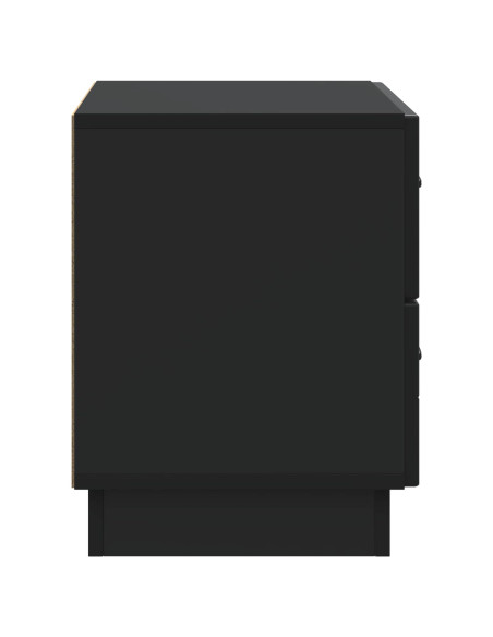 Armadio da Notte Nero 62 x 34,5 x 44,5 cm Legno ingegnerizzato