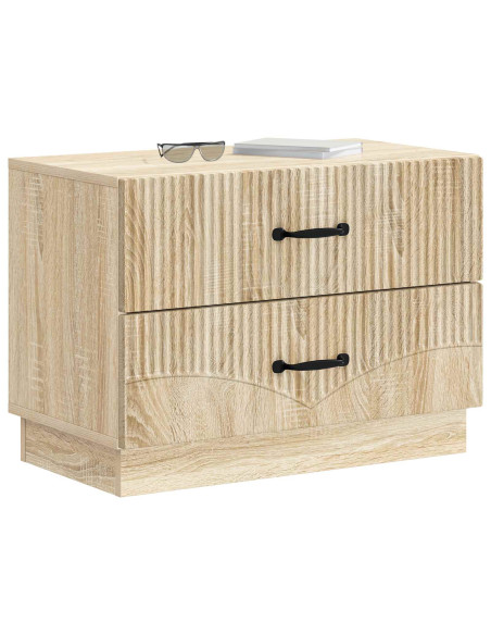 Armadio da Notte con cassetto Rovere Sonoma 62 x 34,5 x 44,5 cm