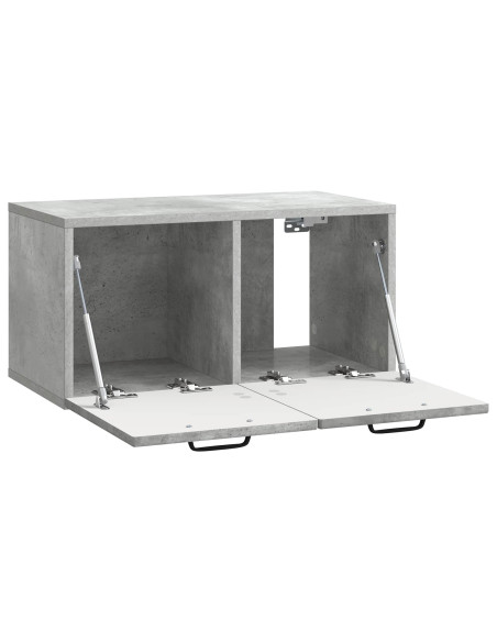 Mobile Porta TV da Muro Grigio Cemento 59,5 x 31 x 30 cm