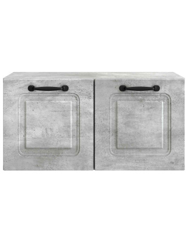 Mobile Porta TV da Muro Grigio Cemento 59,5 x 31 x 30 cm