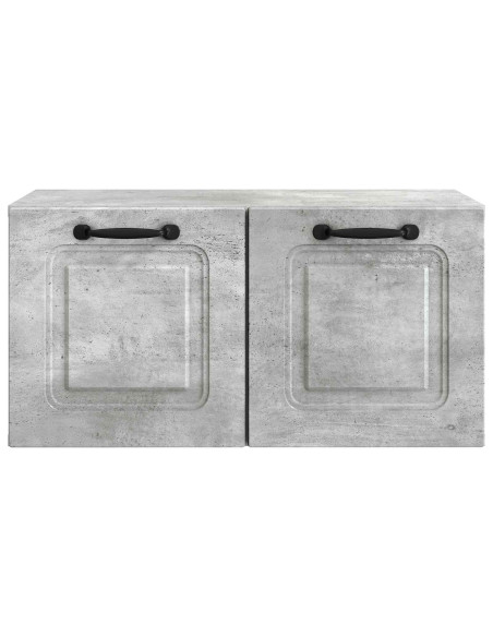 Mobile Porta TV da Muro Grigio Cemento 59,5 x 31 x 30 cm
