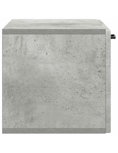 Mobile Porta TV da Muro Grigio Cemento 59,5 x 31 x 30 cm