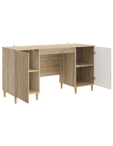 Scrivania Rovere Sonoma 142,5 x 50 x 75 cm Legno ingegnerizzato