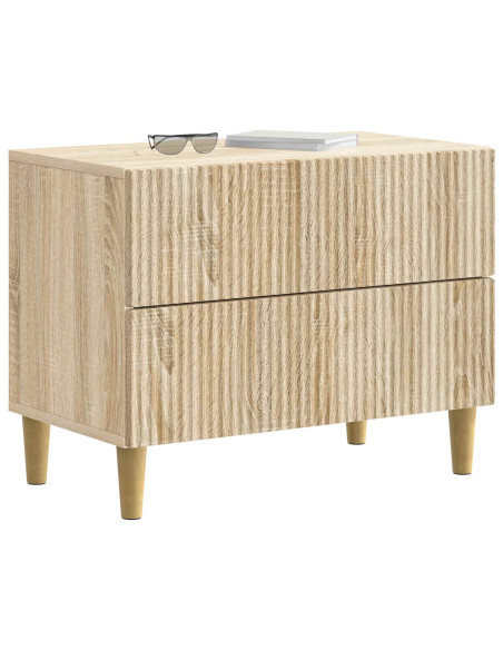 Armadio da Notte con cassetto Rovere Sonoma 62 x 34,5 x 48 cm