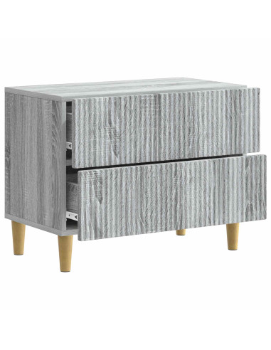 Armadio da Notte con cassetto Grigio Sonoma 62 x 34,5 x 48 cm