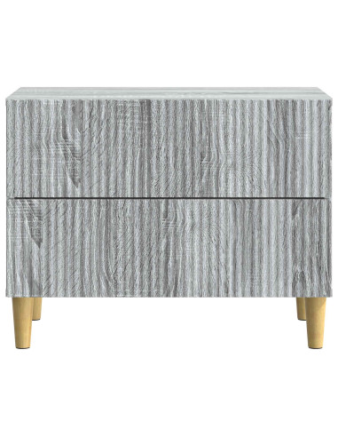Armadio da Notte con cassetto Grigio Sonoma 62 x 34,5 x 48 cm