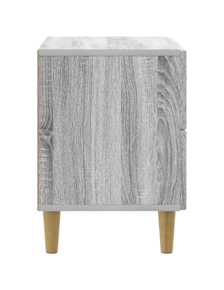 Armadio da Notte con cassetto Grigio Sonoma 62 x 34,5 x 48 cm