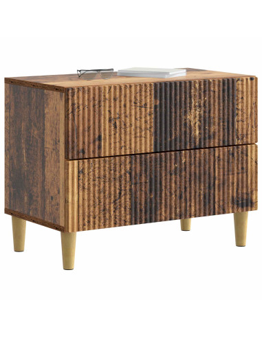 Armadio da Notte con cassetto Legno antico 62 x 34,5 x 48 cm