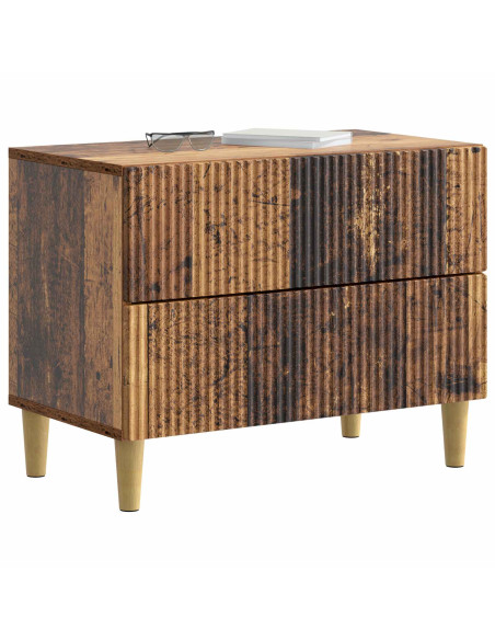 Armadio da Notte con cassetto Legno antico 62 x 34,5 x 48 cm