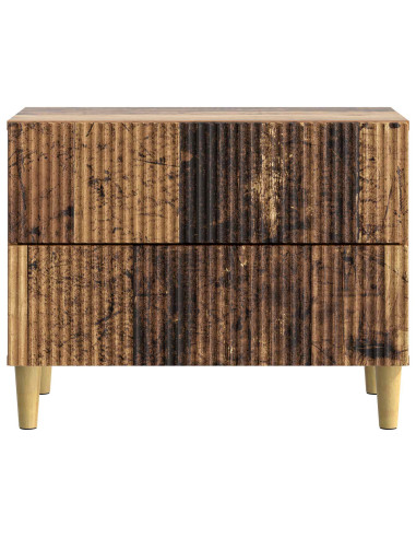 Armadio da Notte con cassetto Legno antico 62 x 34,5 x 48 cm