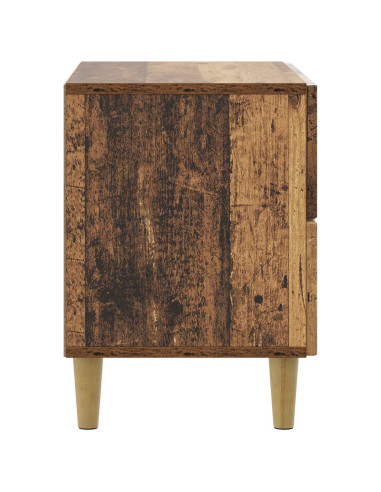 Armadio da Notte con cassetto Legno antico 62 x 34,5 x 48 cm