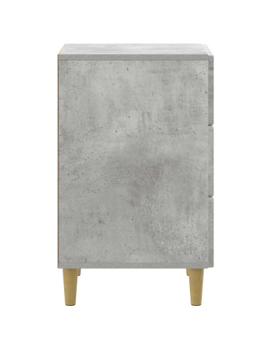 Armadio da Notte con cassetto Grigio Cemento 43 x 41 x 66,5 cm