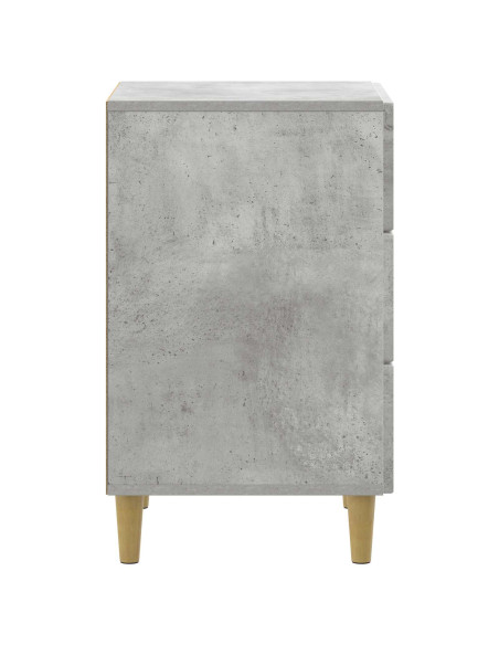 Armadio da Notte con cassetto Grigio Cemento 43 x 41 x 66,5 cm