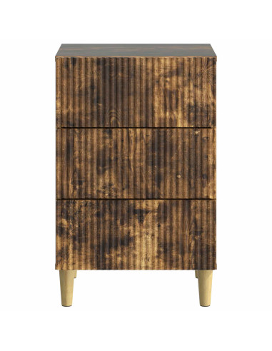 Armadio da Notte con cassetto Rovere Fumo 43 x 41 x 66,5 cm