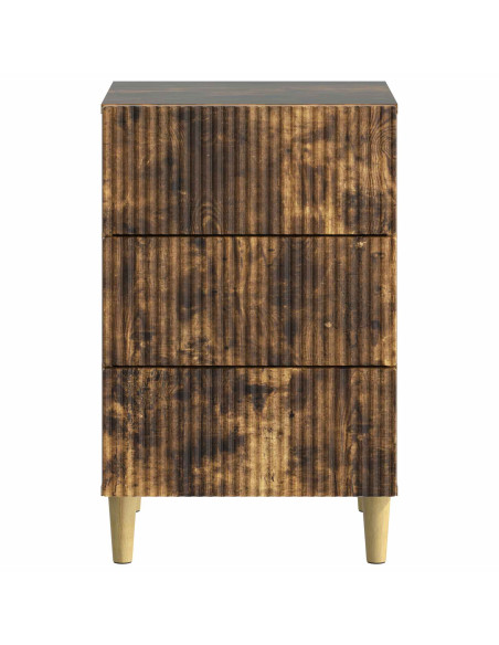 Armadio da Notte con cassetto Rovere Fumo 43 x 41 x 66,5 cm