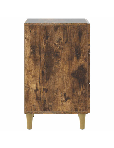 Armadio da Notte con cassetto Rovere Fumo 43 x 41 x 66,5 cm