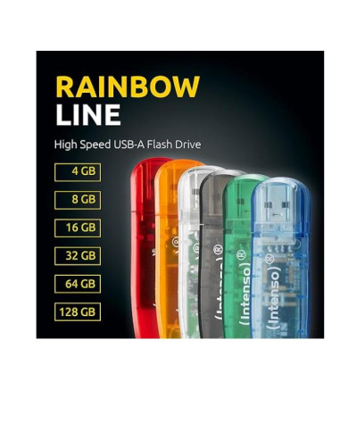 RAINBOW LINE USB BLUE 4 GB