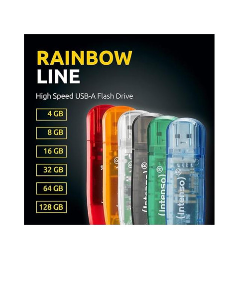 RAINBOW LINE USB BLUE 4 GB