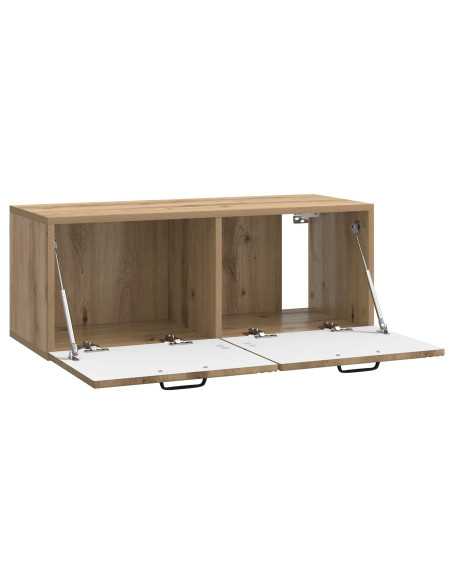 Mobile Porta TV da Muro Rovere Artigianale 78,5 x 31 x 30 cm