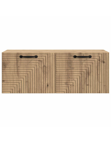 Mobile Porta TV da Muro Rovere Artigianale 78,5 x 31 x 30 cm
