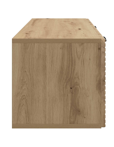 Mobile Porta TV da Muro Rovere Artigianale 78,5 x 31 x 30 cm
