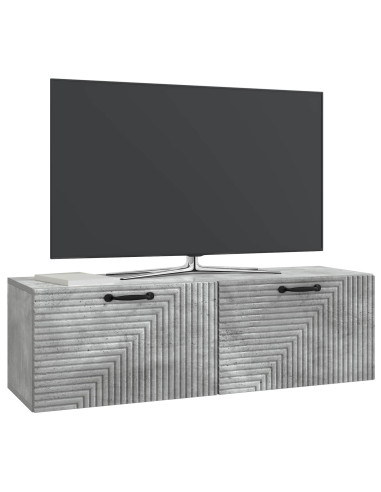 Mobile Porta TV da Muro Grigio Cemento 98 x 31 x 30 cm
