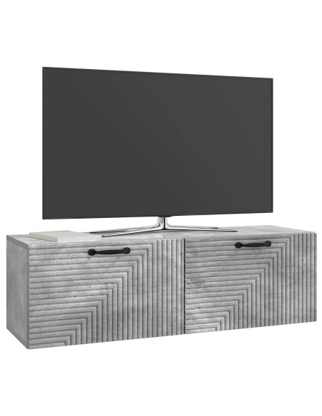 Mobile Porta TV da Muro Grigio Cemento 98 x 31 x 30 cm