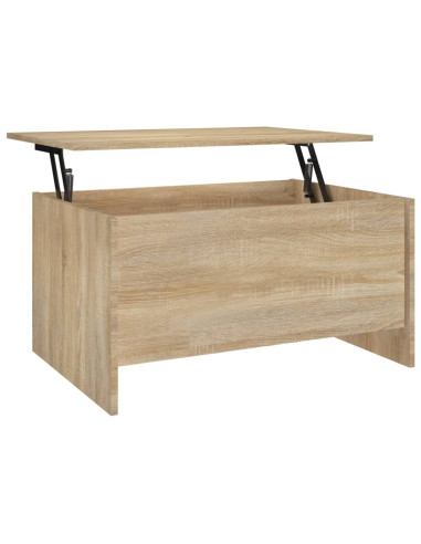 Tavolino Salotto Rovere Sonoma 80x55,5x41,5cm Legno Multistrato