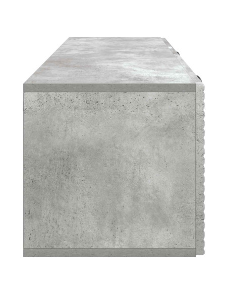 Mobile Porta TV da Muro Grigio Cemento 98 x 31 x 30 cm
