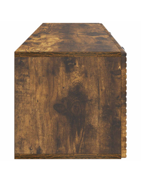Mobile Porta TV da Muro Rovere Fumo 98 x 31 x 30 cm