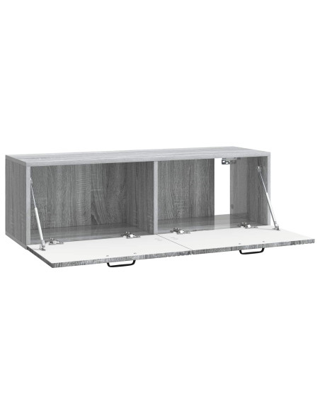 Mobile Porta TV da Muro Grigio Sonoma 98 x 31 x 30 cm