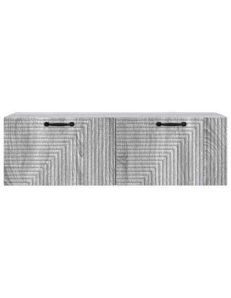 Mobile Porta TV da Muro Grigio Sonoma 98 x 31 x 30 cm