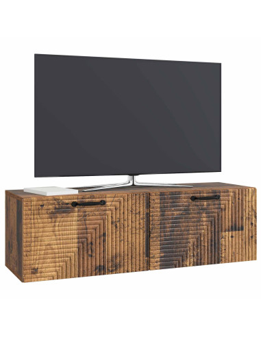 Mobile Porta TV da Muro Legno antico 98 x 31 x 30 cm