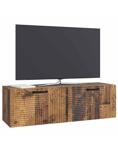 Mobile Porta TV da Muro Legno antico 98 x 31 x 30 cm