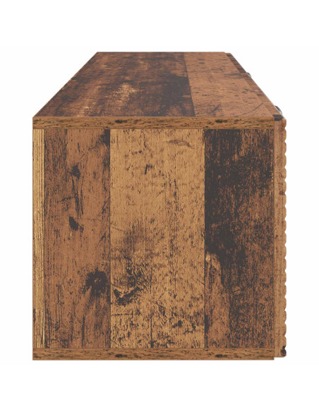 Mobile Porta TV da Muro Legno antico 98 x 31 x 30 cm