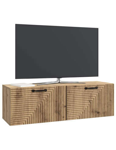 Mobile Porta TV da Muro Rovere Artigianale 98 x 31 x 30 cm