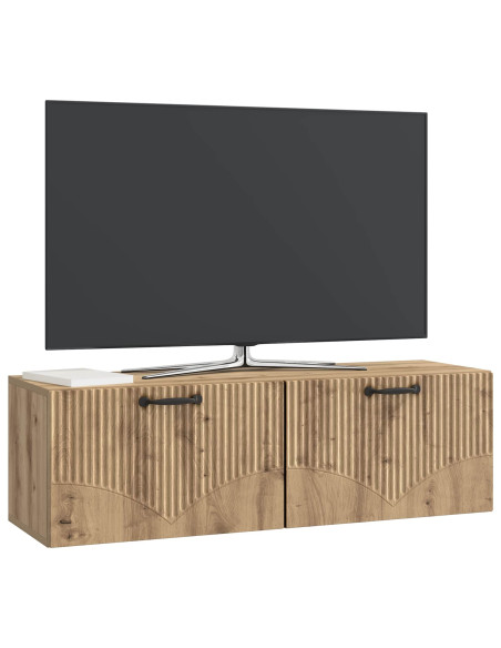 Mobile Porta TV da Muro Rovere Artigianale 98 x 31 x 30 cm