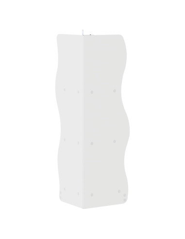 Mensola angolare Bianco 34 x 33 x 102 cm Legno ingegnerizzato