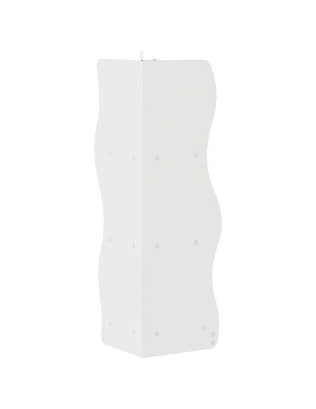 Mensola angolare Bianco 34 x 33 x 102 cm Legno ingegnerizzato