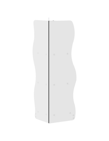 Mensola angolare Nero 34 x 33 x 102 cm Legno ingegnerizzato