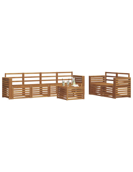 Set divani Legno di Acacia Massello