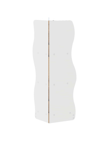 Mensola angolare con lo scaffale Legno antico 34 x 33 x 102 cm