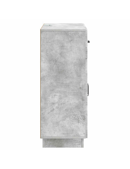 Credenza Grigio Cemento 66 x 34,5 x 87 cm Legno ingegnerizzato