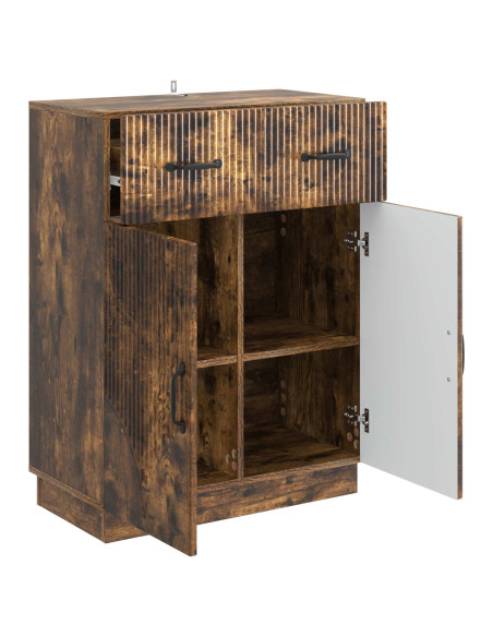 Credenza Rovere Fumo 66 x 34,5 x 87 cm Legno ingegnerizzato